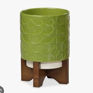 Orla Kiely hanging ceramic plant pot- NIB